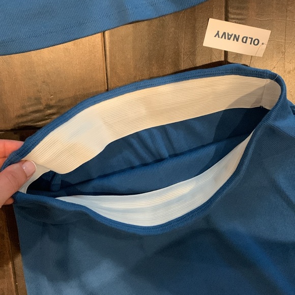 Old Navy Rib-knit cropped top and midi skirt maternity set - Picture 5 of 6